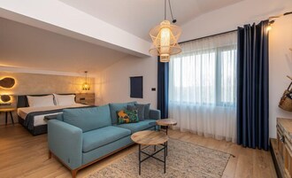 Superior Double Room | Minibar, in-room safe, laptop workspace, blackout drapes