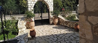 Sofias cottage,. It is a brand-new stone building 