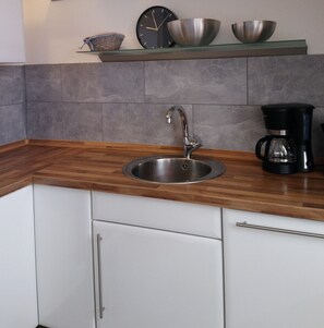 公寓, 2 间卧室 | 私人厨房 | 冰箱、微波炉、烤箱、炉灶