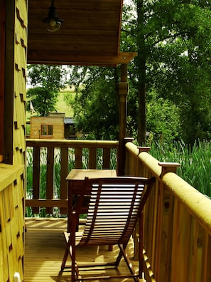 Cabaña romántica (du Grizzly) | Terraza o patio