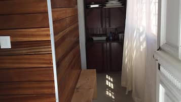 Family Apartment, 2 Bedrooms | Private kitchen | Full-sized fridge, microwave, oven, stovetop