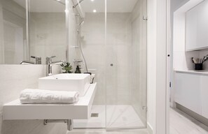 아파트, 침실 1개 | 욕실 | 샤워 시설, 타월, 비누, 샴푸