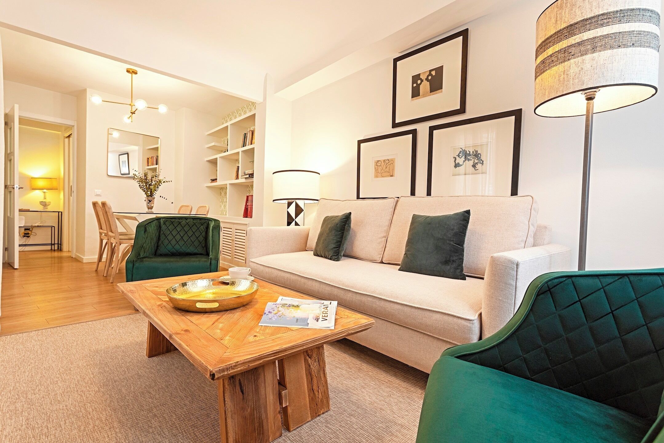 Apartment (2 Bedrooms) | Living area | 32-inch TV with cable channels