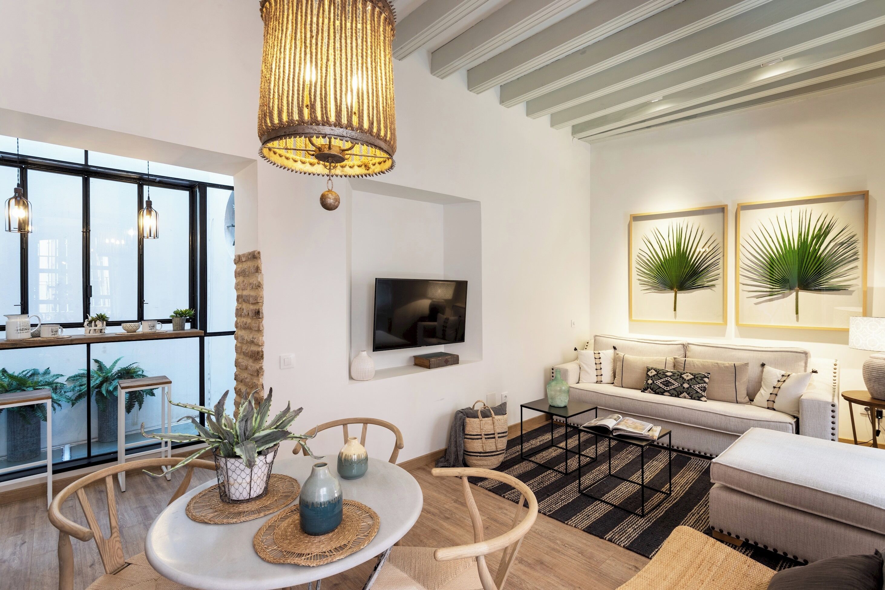 Apartment (1 Bedroom) | Living area