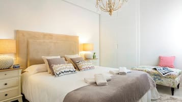 Apartemen (3 Bedrooms) | 3 kamar tidur, setrika/meja setrika, Wi-Fi gratis, dan seprai linen