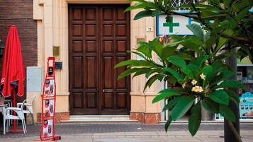 Fachada de la propiedad