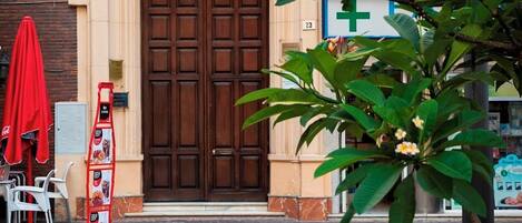 Façade de l’hébergement