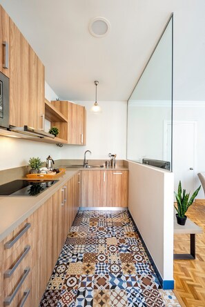 Căn hộ (2 Bedrooms) | Bếp riêng | Tủ lạnh, lò vi sóng, dụng cụ pha cà phê/trà 