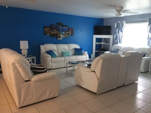 Smart TV, video games, Netflix, DVD player