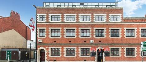 Façade de l’hébergement