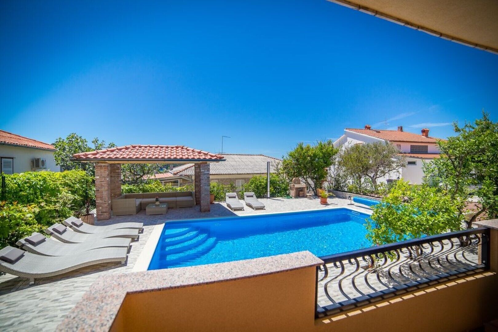 Alberca al aire libre 