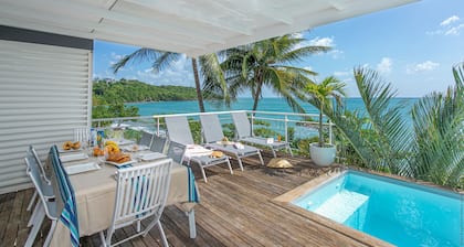 Villa FĂŒĂe im Sand, Schwimmbad, Aussicht und Zugang zum Strand