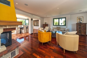 Villa, 3 Bedrooms, Private Pool | Living area | Flat-screen TV, DVD player