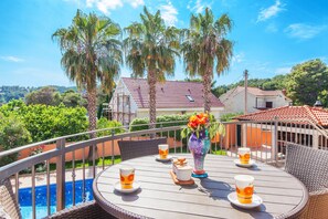 Villa, 3 Bedrooms, Private Pool | Balcony view - Villa Rasotica (Selca)