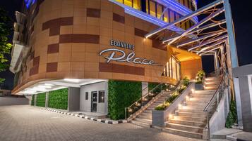 Front of property - evening/night