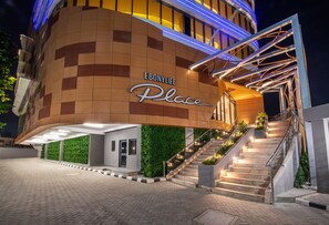 Front of property – evening/night