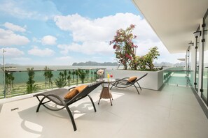 Elegance Family with City View or Sea View Balcony | View from room - Tuan Chau Kingly Villa (Ha Long)