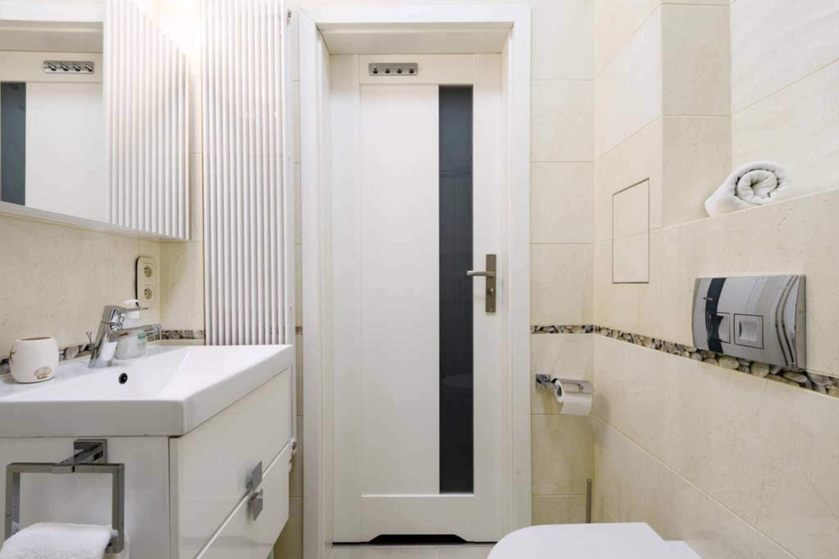Suite estudio Confort | Baño | Ducha y cabezal de ducha tipo lluvia