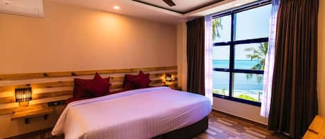 Pillowtop beds, free minibar items, in-room safe, individually furnished