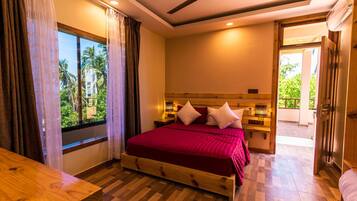 Pillowtop beds, free minibar items, in-room safe, individually furnished