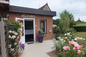 Entrée de l’hébergement