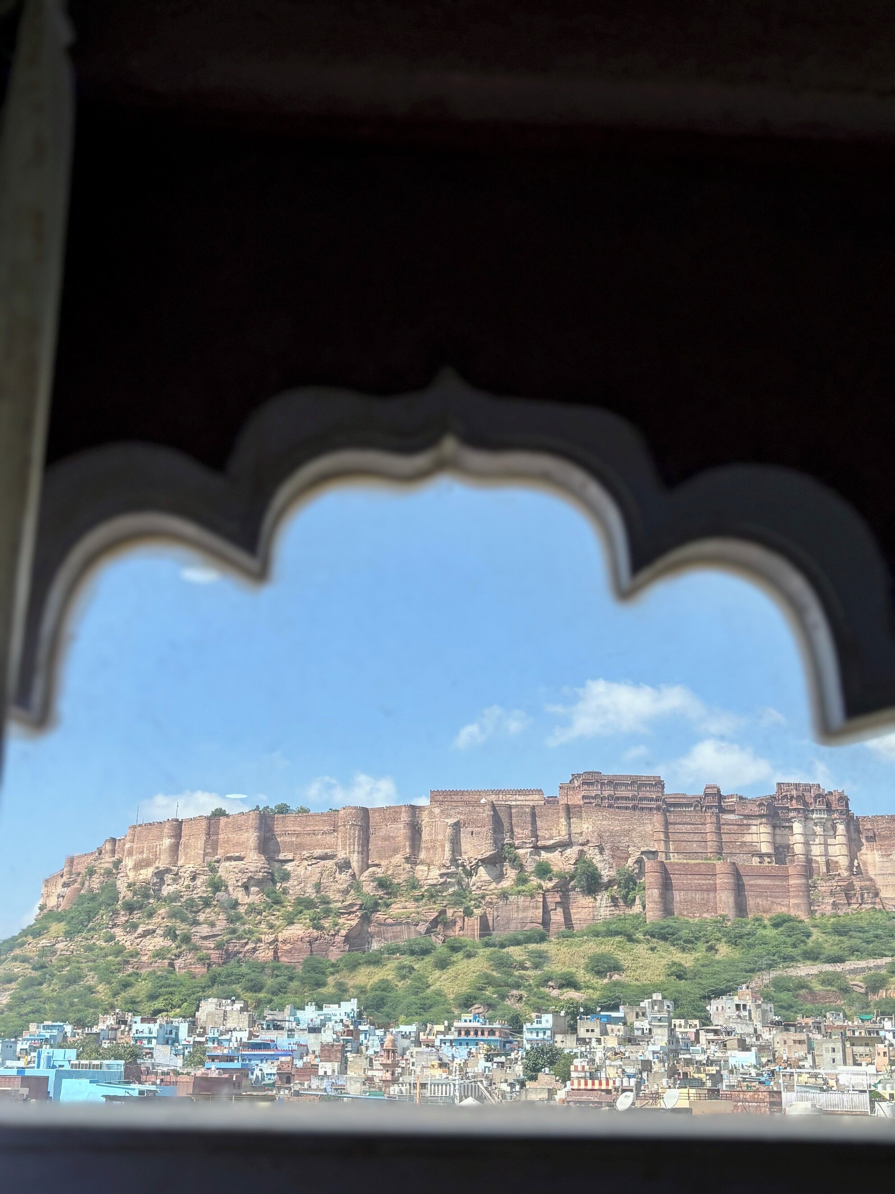 fort and lake view superior room with jharokha room, king bed ( 3rd floor ) | view from room