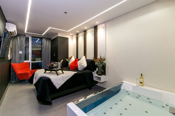 1 habitación, caja de seguridad en la habitación y wifi gratis 