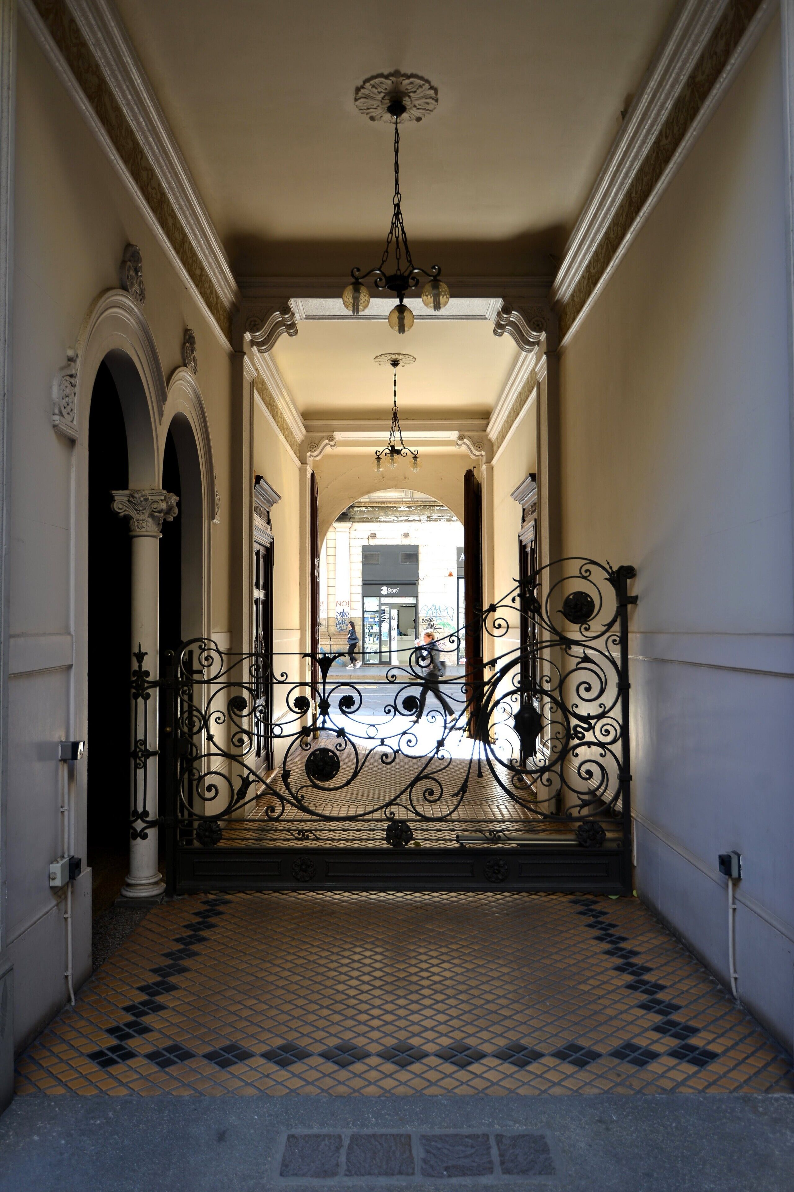 Entrada de l'allotjament