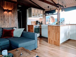 Cabin, 2 Bedrooms, Sauna (Múlakot 3) | Private kitchen | Fridge, stovetop, coffee/tea maker, electric kettle