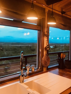 Private kitchen - Múlakot Cosy Cabins (Borgarbyggd)