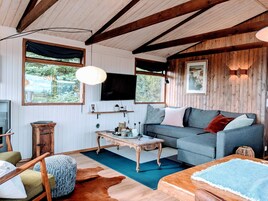 Cabin, 2 Bedrooms, Sauna (Múlakot 3) | Living room | Flat-screen TV