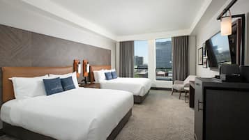 Room, 2 Queen Beds | Premium bedding, pillow-top beds, minibar, in-room safe