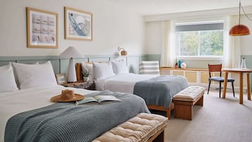 Premium bedding, pillowtop beds, in-room safe, blackout drapes