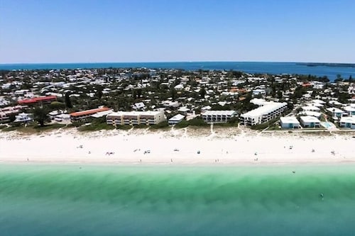 Beachfront Condominium on the white sandy beach of Anna Maria Island.