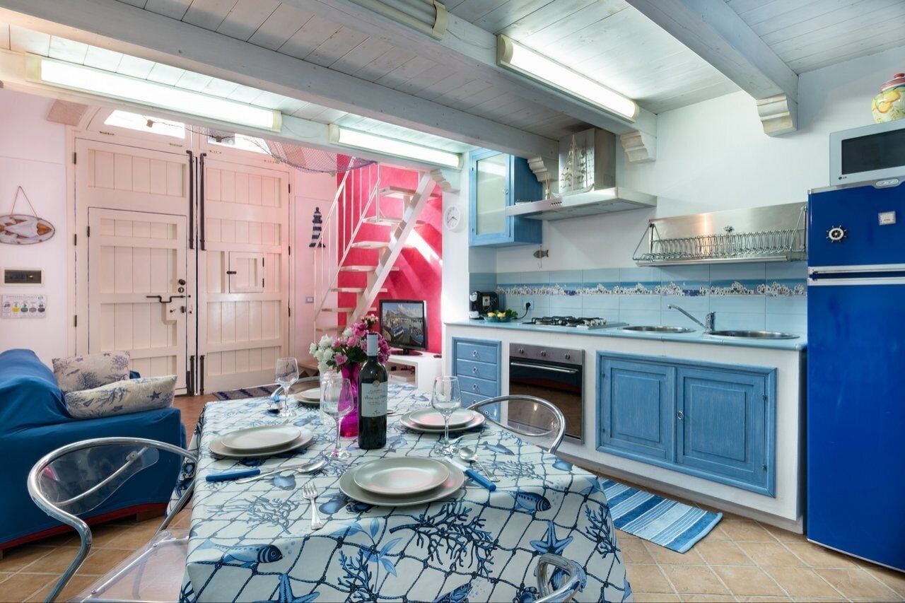 Appartamento, 1 camera da letto | Cucina privata | Frigorifero con congelatore, microonde (su richiesta), forno