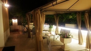 Front of property – evening/night