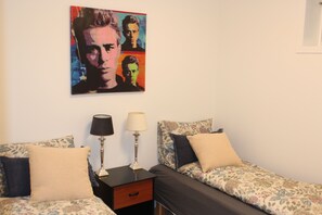 2 bedrooms, iron/ironing board, travel crib, free WiFi