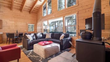 TV, fireplace, offices