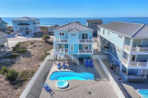 Exterior - Luna's: Amazing Ocean View House with Pool, Spa, Elevator and Electric Car Charg (Oak Island)