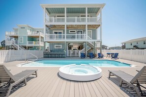 Una piscina riscaldata