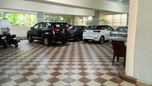 Free self parking, free valet parking