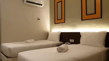 In-room safe, desk, blackout curtains, soundproofing