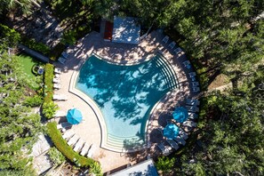A heated pool - Mid-Century Private Garden Villa on Siesta Key (Sarasota)