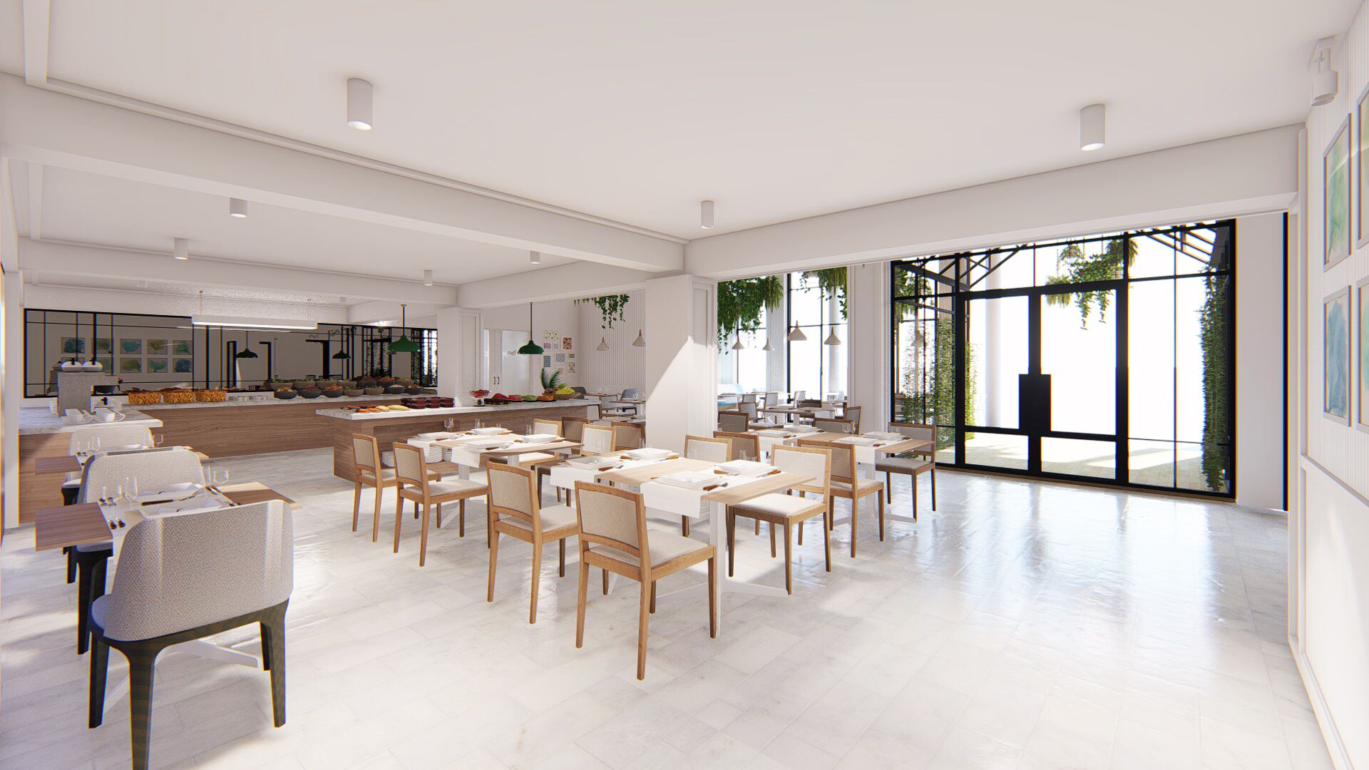 daily buffet breakfast (thb 365 per person)