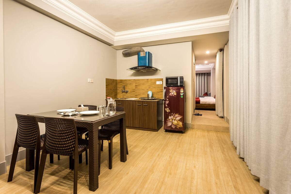 Appartement, 1 slaapkamer | Uitzicht vanuit de kamer