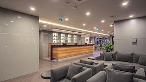 Siddeområde i lobbyen