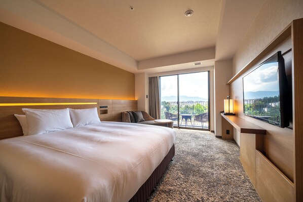 雙人房 (Park Side) | 防敏寢具、房內夾萬、遮光窗簾/窗簾、熨斗/熨衫板