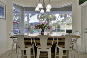 Dining - Salty Heated Pool Escape - Nearby Beach (Palm Coast)