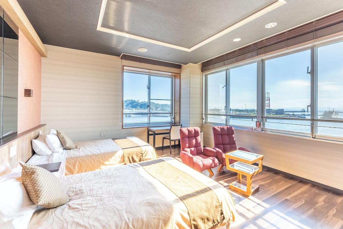 Deluxe Twin Room, Smoking, Ocean View