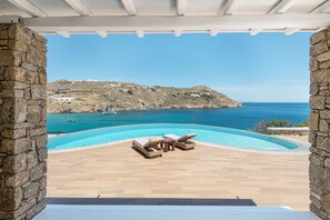 Executive Villa, Sea View | Terrace/patio - Etesians Suites & Villas (Mykonos)